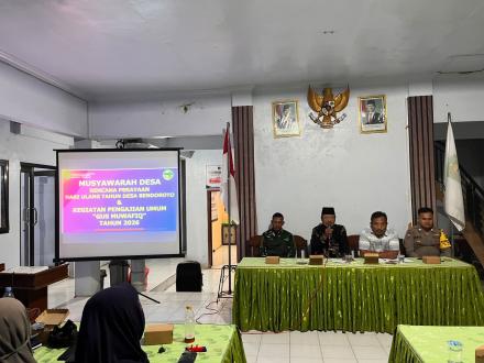 Pemdes Bendoroto Matangkan Rencana Hari Jadi Desa ke-116 dengan Pengajian Akbar Gus Muwafiq